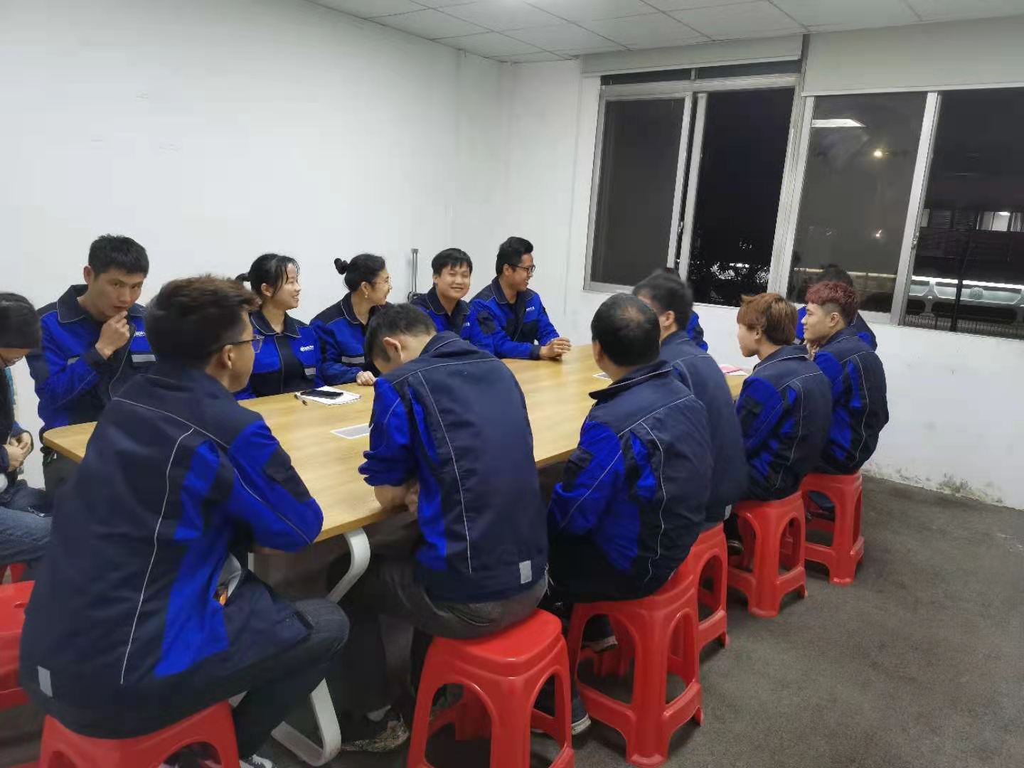 召開生產大會，新起點新起航